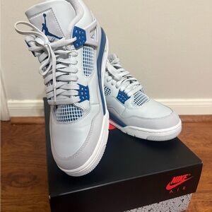 Nike Air Jordan Retro 4 OG Military Blue With Box 11